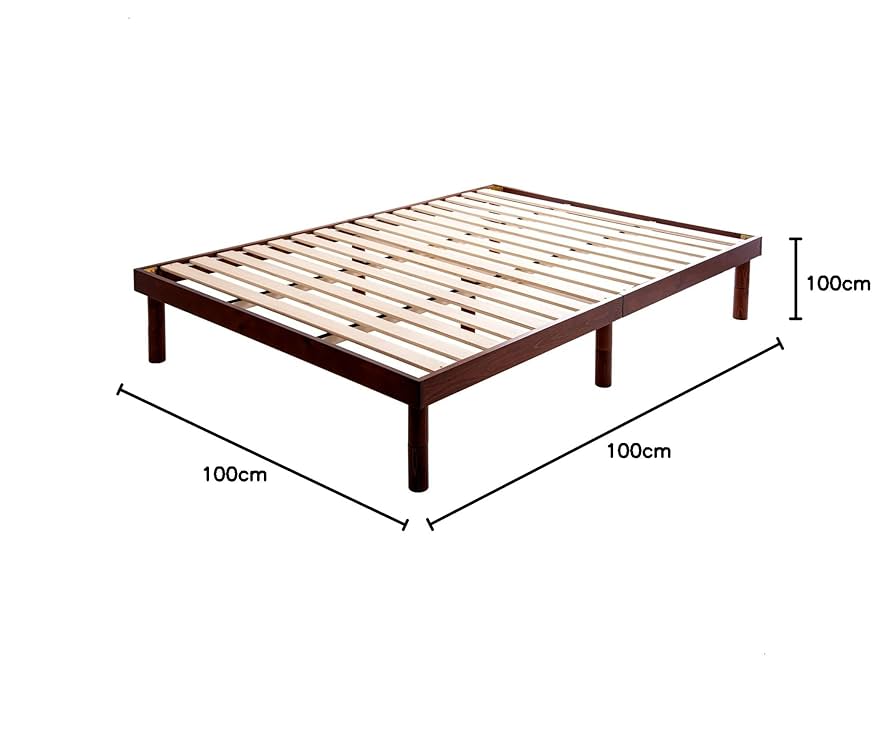 タンスのゲン セミダブル すのこベッド 北欧パイン ブラウン (80449) Amazon｜タンスのゲン ベッド ダブル すのこベッド 北欧パイン 3